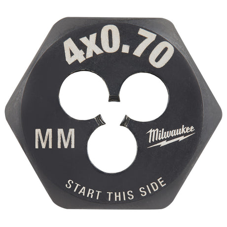 Milwaukee 49-57-5319 M4-0.70 mm 1-Inch Hex Threading Die