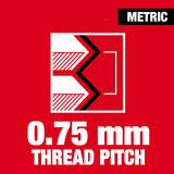 Milwaukee 49-57-5320 M4-0.75 mm 1-Inch Hex Threading Die - 2