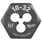 Milwaukee 49-57-5327 10-32 NF 1-Inch Hex Threading Die