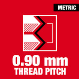 Milwaukee 49-57-5328 M5-0.90 mm 1-Inch Hex Threading Die - 2