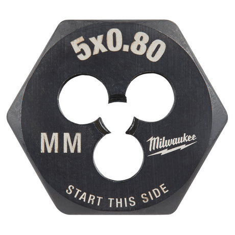 Milwaukee 49-57-5329 M5-0.80 mm 1-Inch Hex Threading Die