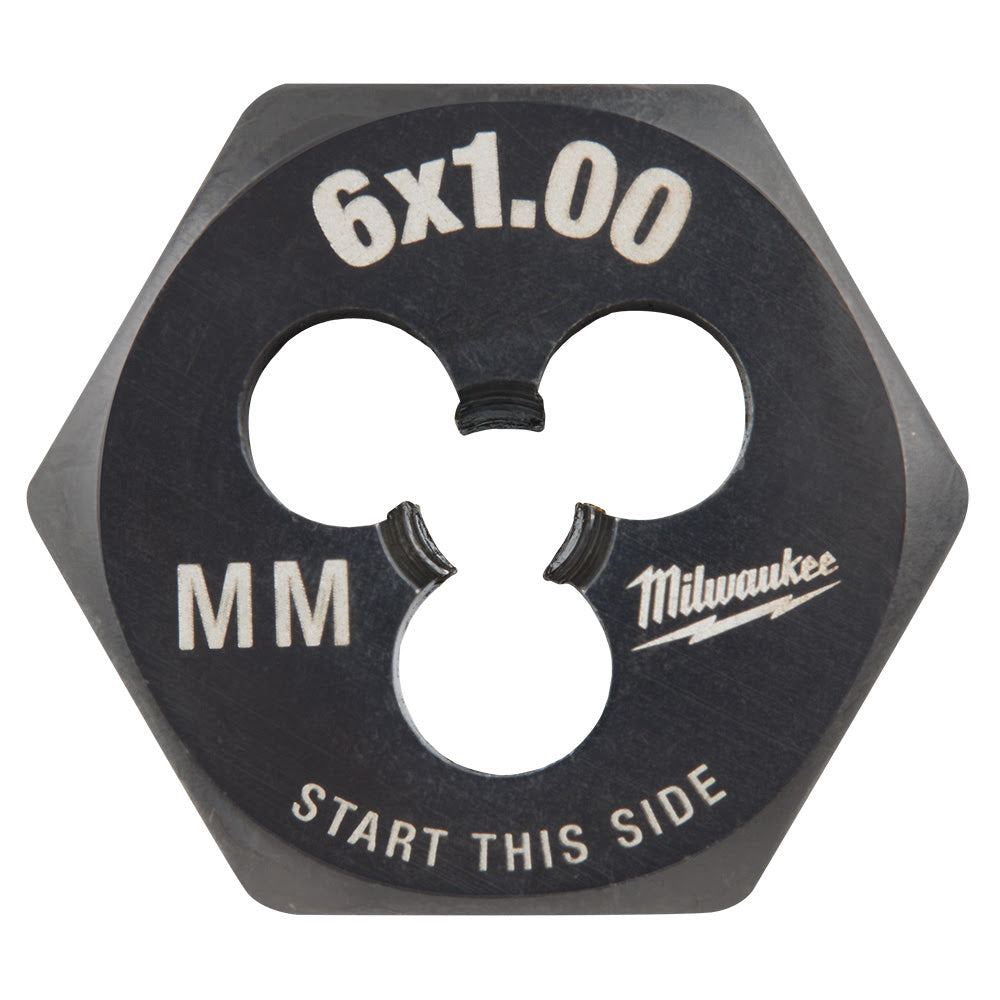 Milwaukee 49-57-5336 M6-1.00 mm 1-Inch Hex Threading Die