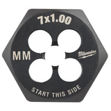 Milwaukee 49-57-5341 M7-1.00 mm 1-Inch Hex Threading Die