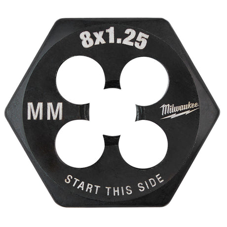 Milwaukee 49-57-5343 M8-1.25 mm 1-Inch Hex Threading Die