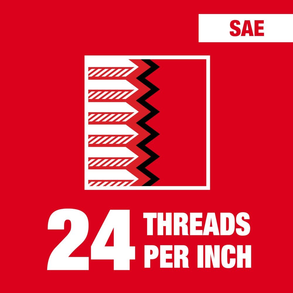 Milwaukee 49-57-5344 5/16"-24 NF 1-Inch Hex Threading Die - 2