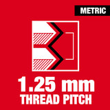 Milwaukee 49-57-5347 M9-1.25 mm 1-Inch Hex Threading Die - 2