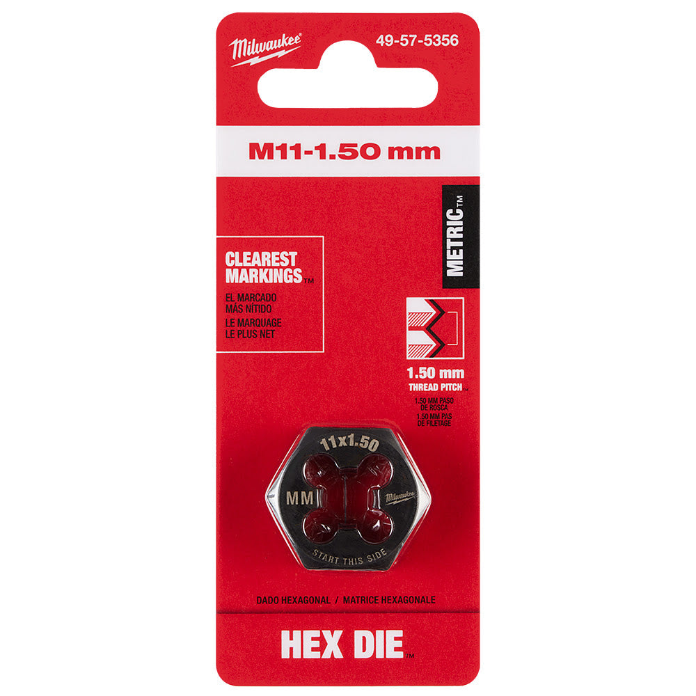 Milwaukee 49-57-5356 M11-1.50 mm 1-Inch Hex Threading Die - 11