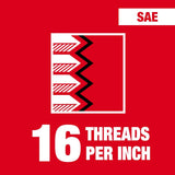 Milwaukee 49-57-5378 3/4"-16 NF 1-7/16" Hex Threading Die - 2