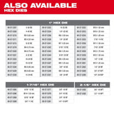 Milwaukee 49-57-5390 1/8"-28 BSP 1-Inch Hex Threading Die - 6