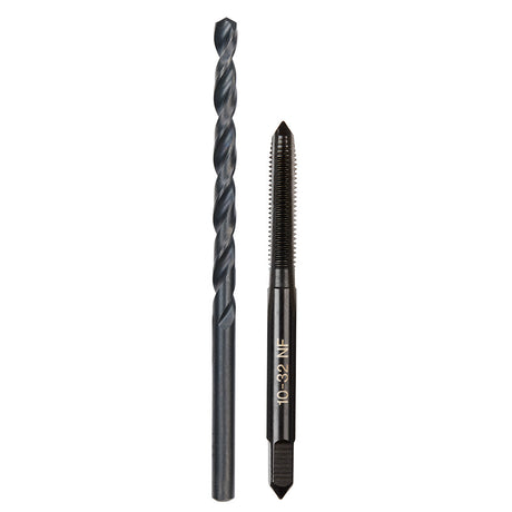 Milwaukee 49-57-5527 10-32 NF Straight Flute Plug Tap & #21 Drill Bit