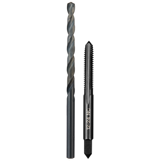 Milwaukee 49-57-5530 12-24 NC Straight Flute Plug Tap & #16 Drill Bit