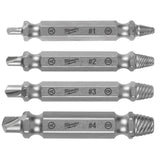 Milwaukee 49-57-9001 M2 Steel Screw Extractor Set 4PC