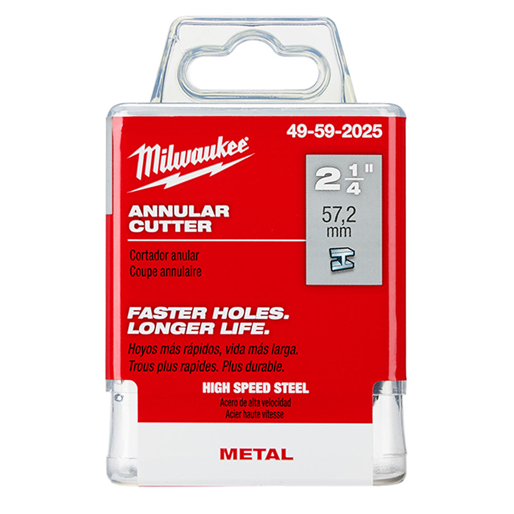 Milwaukee 49-59-2025 2-1/4" HSS Annular Cutter 1" Depth - 2