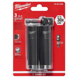 Milwaukee 49-66-4485 3 Piece SHOCKWAVE Impact Duty 1/2" Drive SAE Deep 6 Point Socket Set - 2