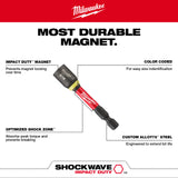 Milwaukee 49-66-4538 SHOCKWAVE Impact Duty 9/16" x 2-9/16" Magnetic Nut Driver - 2