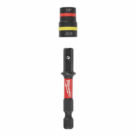 Milwaukee 49-66-4542 SHOCKWAVE Impact Duty 1/4" and 5/16" x 2-1/4" QUIK-CLEAR 2-in-1 Magnetic Nut Driver