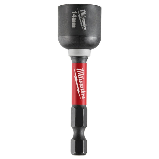 Milwaukee 49-66-4614 SHOCKWAVE Impact Duty 14MM x 2-9/16" Magnetic Nut Driver BULK 10