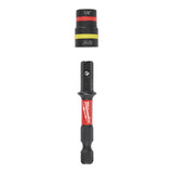 Milwaukee 49-66-4742 SHOCKWAVE Impact Duty 1/4" and 5/16" x 2-1/4" QUIK-CLEAR 2-in-1 Magnetic Nut Driver BULK