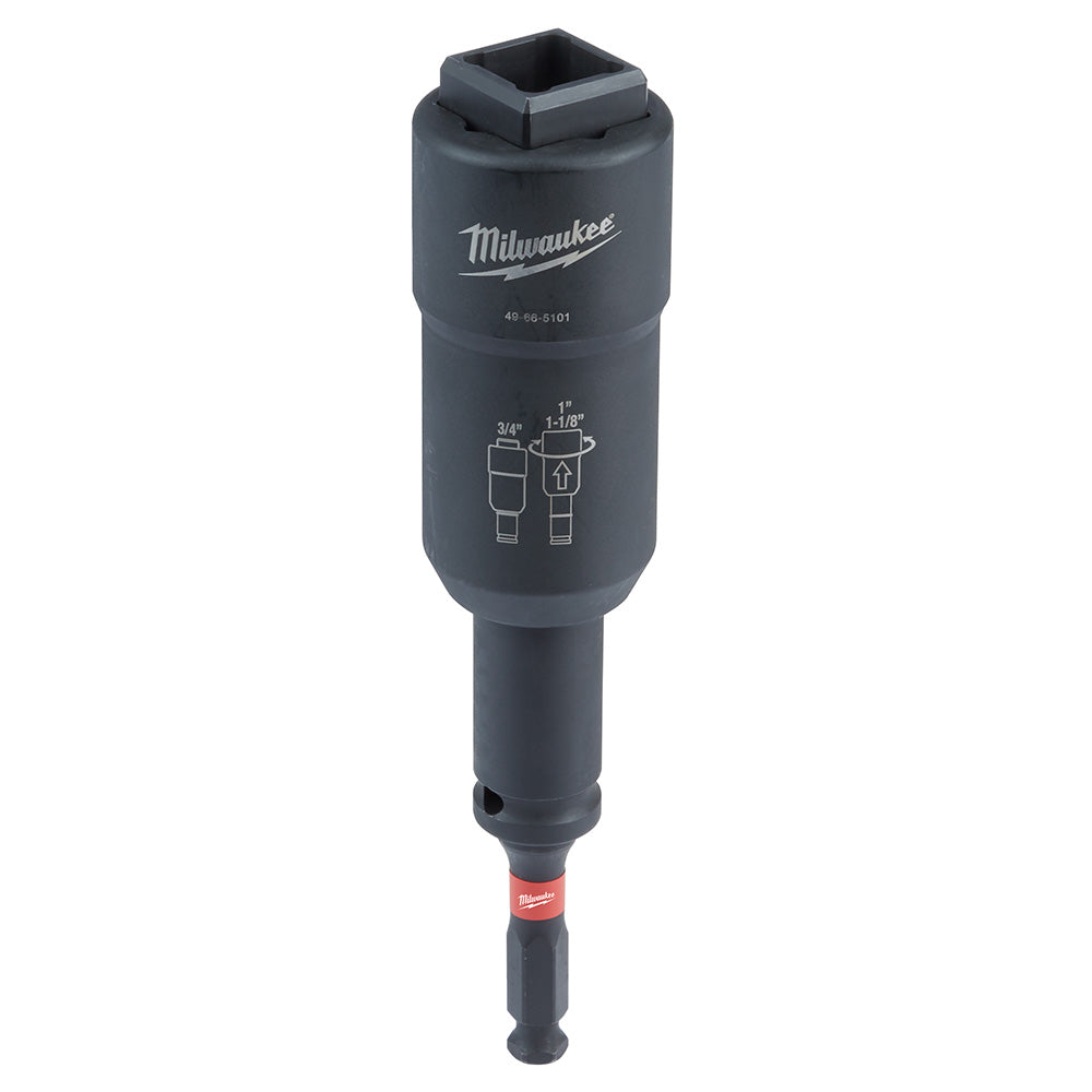 Milwaukee 49-66-5101 Shockwave Lineman's 3 in 1 Distribution Utility Socket - 2