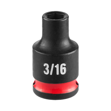 Milwaukee 49-66-6000 SHOCKWAVE Impact Duty 1/4" Drive 3/16" 6 Point SAE Impact Socket