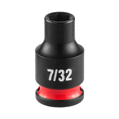 Milwaukee 49-66-6001 SHOCKWAVE 1/4" Drive 7/32" SAE Standard 6 Point Impact Socket