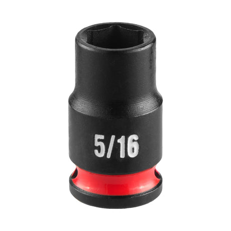 Milwaukee 49-66-6004 SHOCKWAVE Impact Duty 1-4" Drive 5-16" Standard 6 Point Impact Socket
