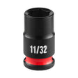 Milwaukee 49-66-6005 SHOCKWAVE Impact Duty 1/4" Drive 11/32" Standard 6 Point Impact Socket