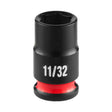 Milwaukee 49-66-6005 SHOCKWAVE Impact Duty 1/4" Drive 11/32" Standard 6 Point Impact Socket