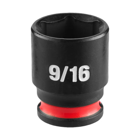 Milwaukee 49-66-6009 SHOCKWAVE 1/4" Drive 9/16" SAE 6 Point Impact Socket