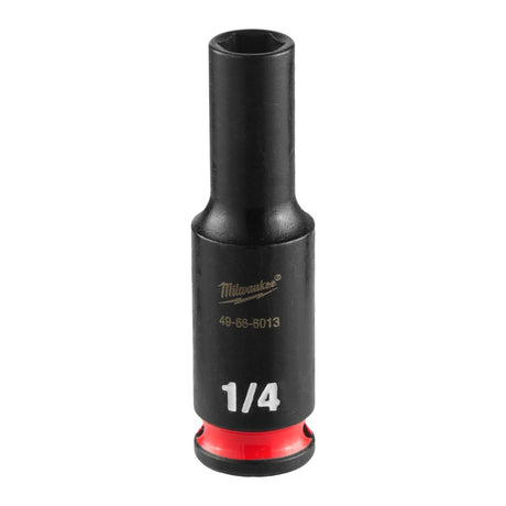 Milwaukee 49-66-6013 SHOCKWAVE 1-4" Drive 1-4" Deep 6 Point Impact Socket