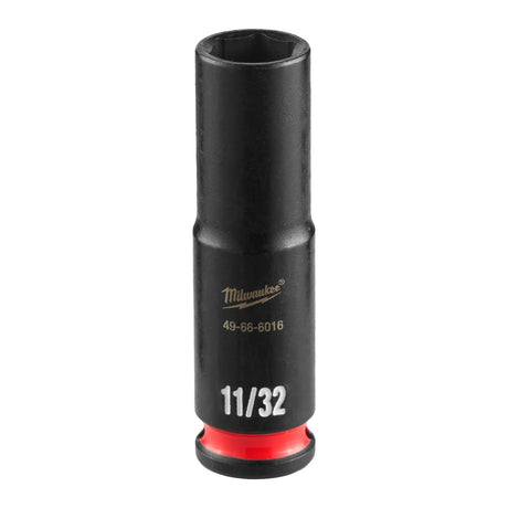 Milwaukee 49-66-6016 SHOCKWAVE Impact Duty 1/4" Drive 11/32" Deep 6 Point Impact Socket