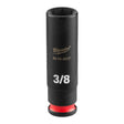 Milwaukee 49-66-6017 SHOCKWAVE Impact Duty 1/4" Drive 3/8" Deep 6 Point Impact Socket