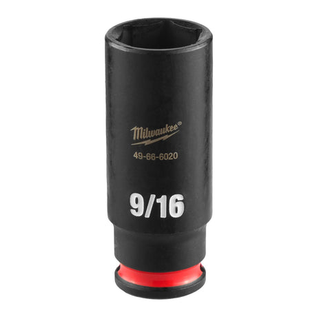 Milwaukee 49-66-6020 SHOCKWAVE Impact Duty 1/4" Drive 9/16" Deep 6 Point Impact Socket