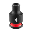 Milwaukee 49-66-6022 SHOCKWAVE Impact Duty 1/4" Drive 4 mm 6 Point Standard Impact Socket