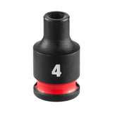 Milwaukee 49-66-6022 SHOCKWAVE Impact Duty 1/4" Drive 4 mm 6 Point Standard Impact Socket