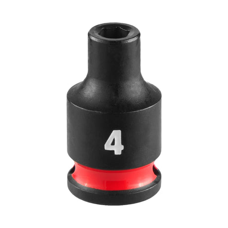 Milwaukee 49-66-6022 SHOCKWAVE Impact Duty 1/4" Drive 4 mm 6 Point Standard Impact Socket