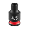 Milwaukee 49-66-6023 4.5 mm 6-Point 1/4" Drive Metric Impact Socket