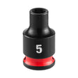 Milwaukee 49-66-6024 SHOCKWAVE Impact Duty 1/4" Drive 5 mm 6 Point Impact Socket