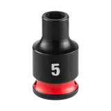 Milwaukee 49-66-6024 SHOCKWAVE Impact Duty 1/4" Drive 5 mm 6 Point Impact Socket