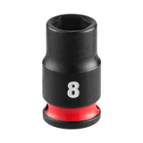 Milwaukee 49-66-6028 SHOCKWAVE Impact Duty 1-4" Drive 8 mm Standard 6 Point Socket