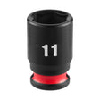 Milwaukee 49-66-6031 SHOCKWAVE Impact Duty 1/4" Drive 11 mm Standard 6 Point Impact Socket