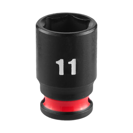 Milwaukee 49-66-6031 SHOCKWAVE Impact Duty 1/4" Drive 11 mm Standard 6 Point Impact Socket