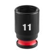 Milwaukee 49-66-6031 SHOCKWAVE Impact Duty 1/4" Drive 11 mm Standard 6 Point Impact Socket
