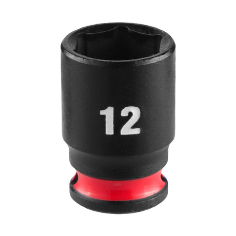 Milwaukee 49-66-6032 SHOCKWAVE Impact Duty 1/4" Drive 12 mm Standard 6-Point Impact Socket