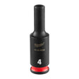 Milwaukee 49-66-6036 1/4" Drive 4 mm Deep 6 Point Impact Socket