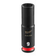Milwaukee 49-66-6043 Shockwave Impact Duty 1/4" Drive 9 mm Deep 6 Point Impact Socket