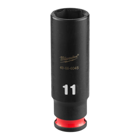 Milwaukee 49-66-6045 SHOCKWAVE Impact Duty 1/4" Drive 11 mm Deep 6 Point Impact Socket