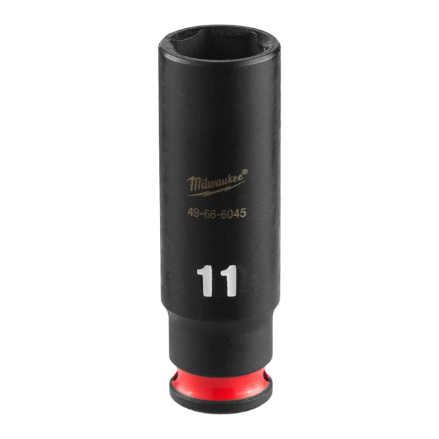 Milwaukee 49-66-6045 SHOCKWAVE Impact Duty 1/4" Drive 11 mm Deep 6 Point Impact Socket