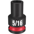 Milwaukee 49-66-6102 SHOCKWAVE Impact Duty™  3/8" Drive 5/16" Standard 6 Point Socket