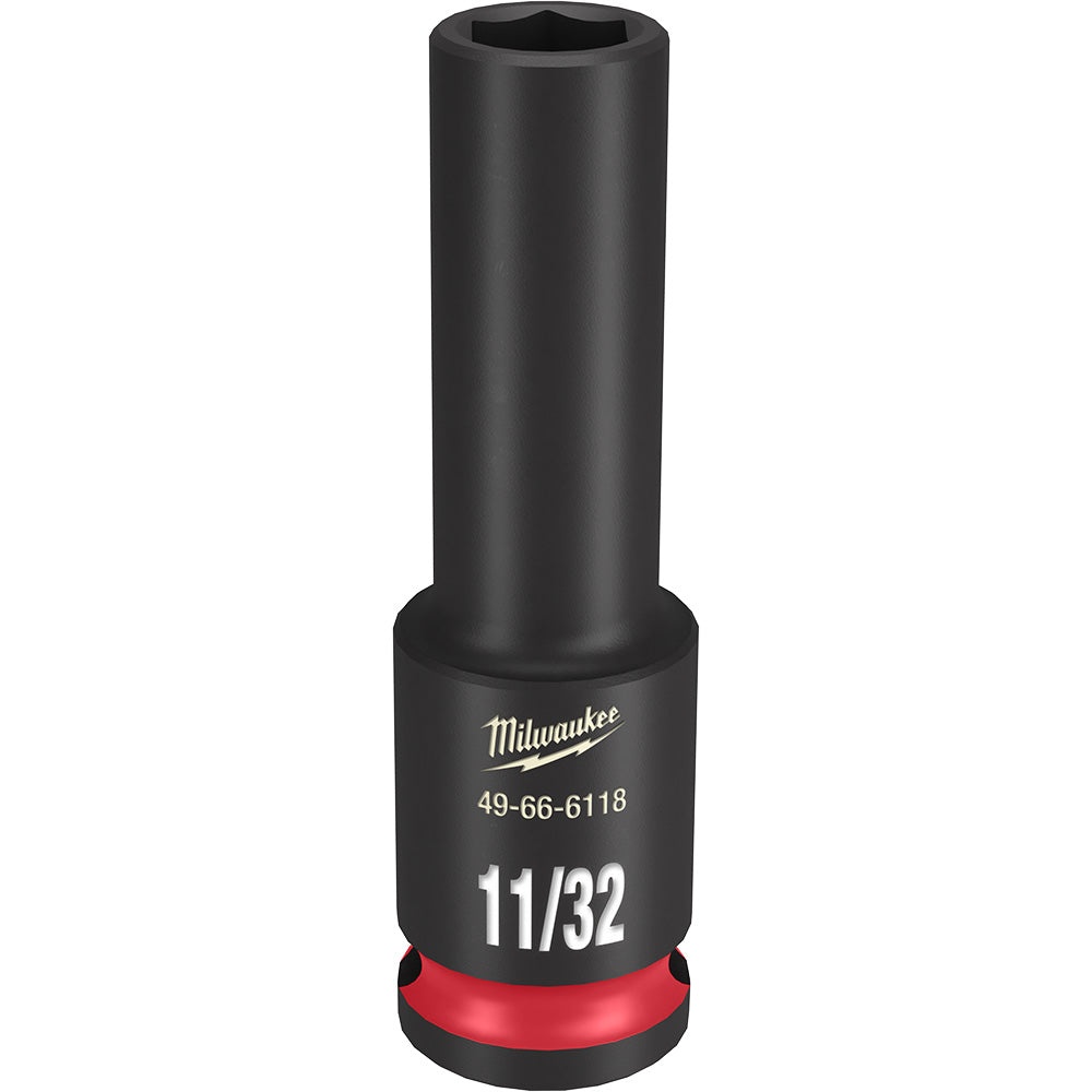 Milwaukee 49-66-6118 SHOCKWAVE Impact Duty™  3/8"Drive 11/32" Deep 6 Point Socket